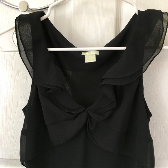 Black Cubavera blouse - Picture 3 of 4